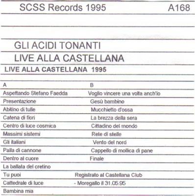 a168 gli acidi tonanti: live alla castellana 1995 a168 gli acidi tonanti: live alla castellana 1995